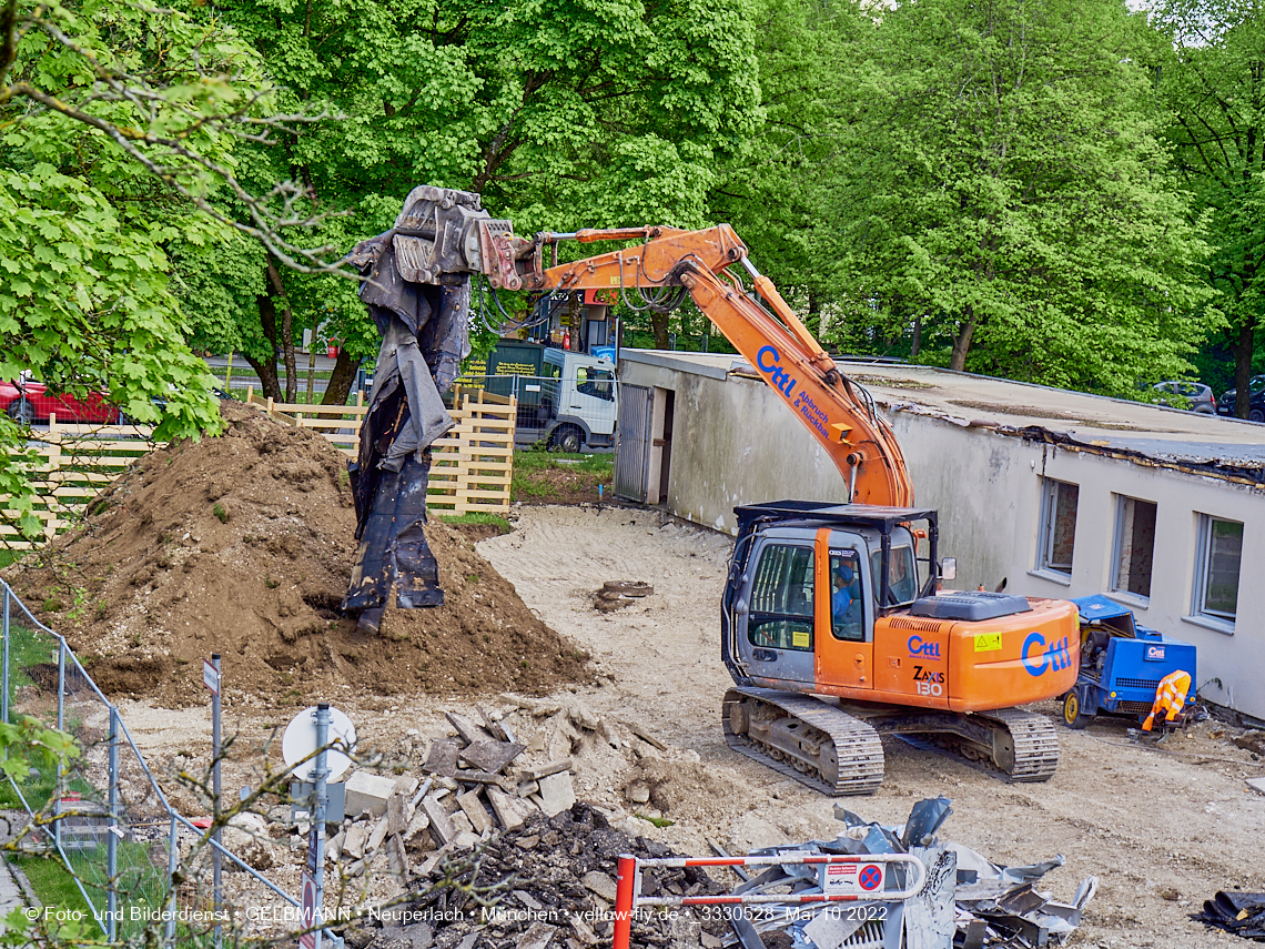10.05.2022 - Baustelle am Haus für Kinder in Neuperlach